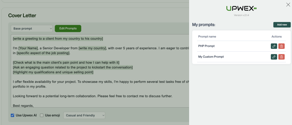 Edit Prompts - this is a prompt manager that allows you to edit and delete your personal prompts. Edit Prompts - this is a prompt manager that allows you to edit and delete your personal prompts.