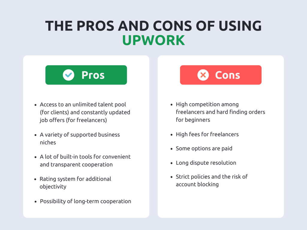 Is Upwork Legit? Uncovering the Truth and Value for Freelancers in 2024 2 The Pros and Cons of Using Upwork